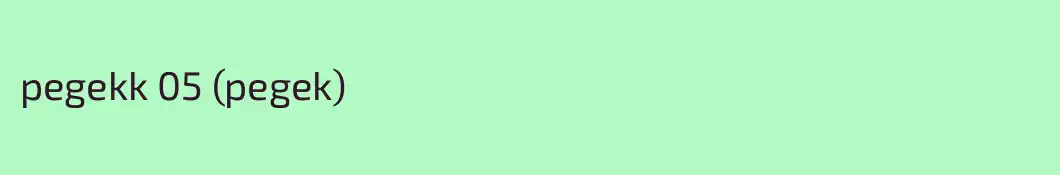 pegekk 05 (pegek)